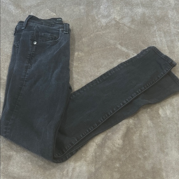 Veronica Beard Kate 10” Skinny Jeans Black Raven Wash women’s Size 24 Stretch - Picture 12 of 12